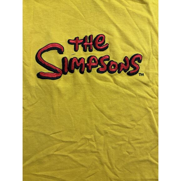 The Simpsons Yellow Graphic Tee Men’s XL — Allover Characters - Picture 2 of 7